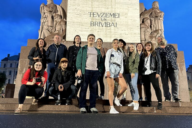 Tänavafotograafia laager Riias